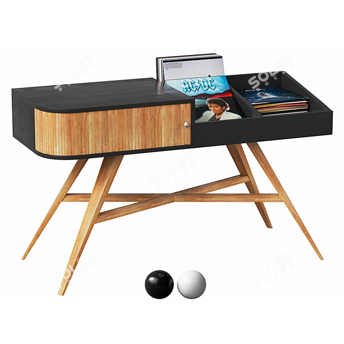 HRDL Vinyl Table: 3D Model 3D model image 6