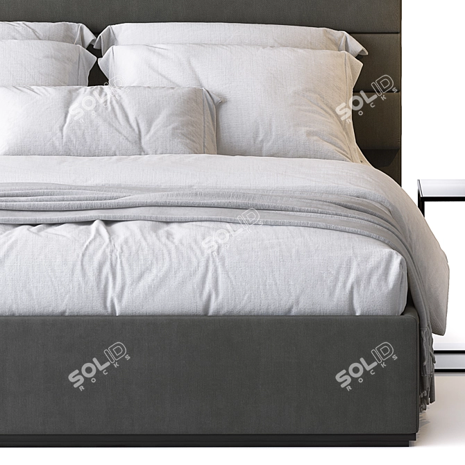 VIVALDI CORELLI Bed Set 206x186cm 3D model image 4