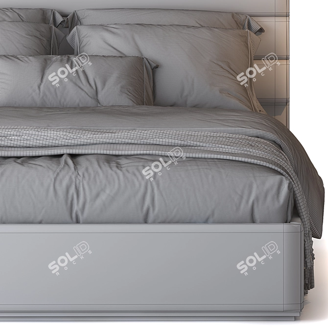 VIVALDI CORELLI Bed Set 206x186cm 3D model image 7