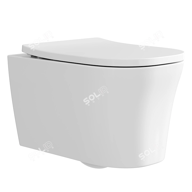 Vincea Arco Rimless Wall Toilet 3D model image 1