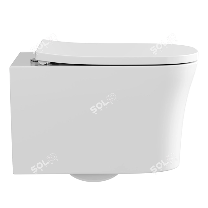 Vincea Arco Rimless Wall Toilet 3D model image 2