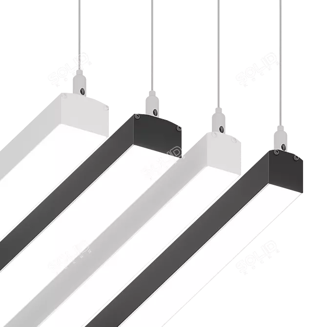 White Wings Light Profiles 3D model image 2