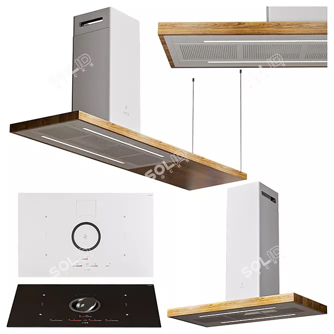 Multifunctional Elica Appliances Set 3D model image 1