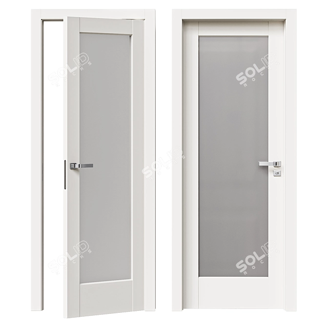 ProfilDoors U 2.19U Interior Door 3D model image 1