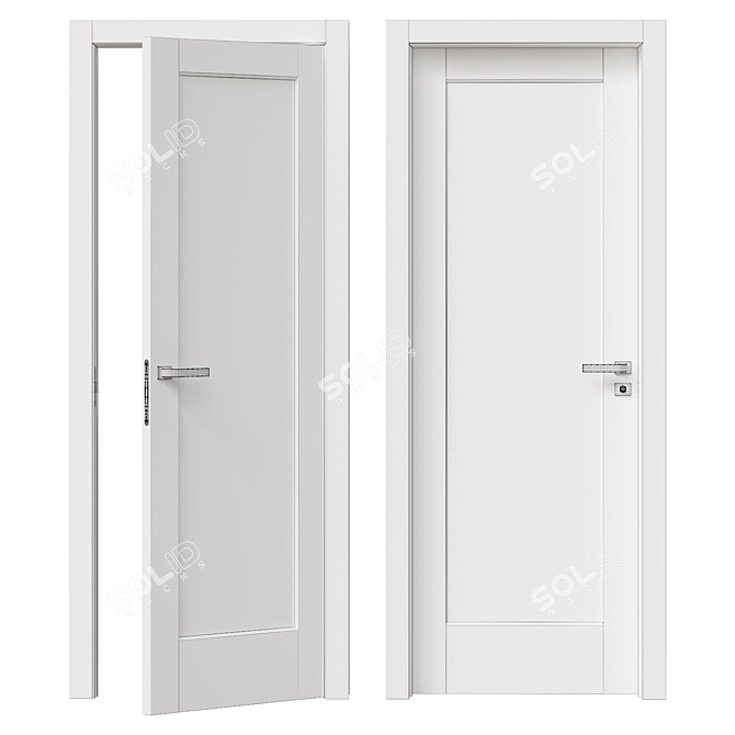 ProfilDoors U 2.19U Interior Door 3D model image 3