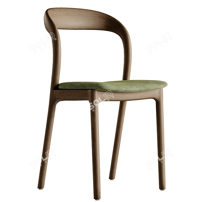 Neva Light Chair: Artisan's Elegance 3D model image 3