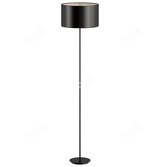 Elegant Bari Floor Lamp 3D model image 1