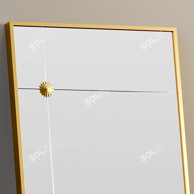 Starlight Floor Mirror, West Elm 3D model image 2