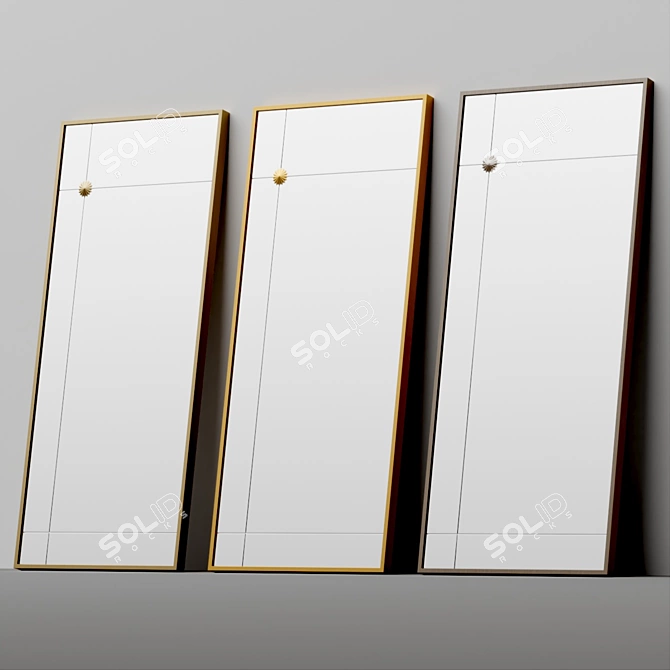 Starlight Floor Mirror, West Elm 3D model image 3