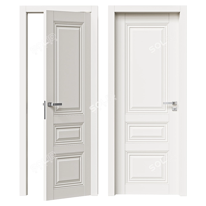 ProfilDoors Interior Door, Series U 3D model image 1