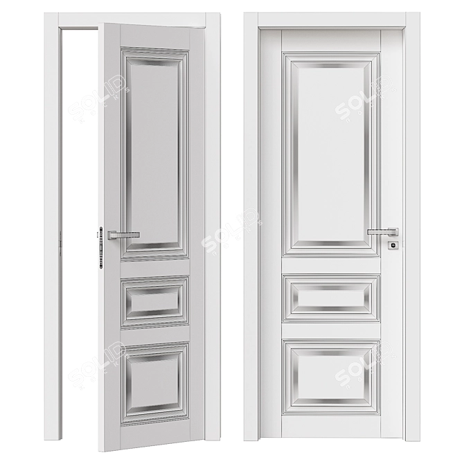 ProfilDoors Interior Door, Series U 3D model image 3