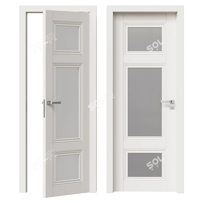ProfilDoors 2.105U Interroom Door 3D model image 1