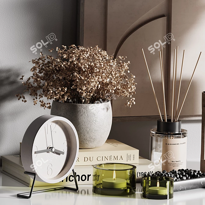 Modern Decorative Set 2015 Mesh 3D model image 2