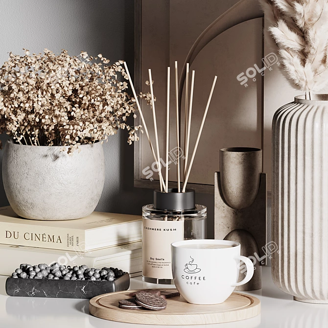 Modern Decorative Set 2015 Mesh 3D model image 3