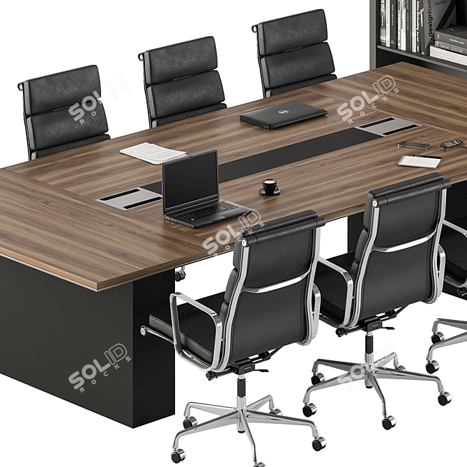 Conference Table 375 Office Furniture 3D model image 3