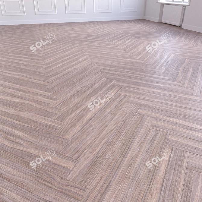 Wood Flooring 3D Model Kit 3D model image 4