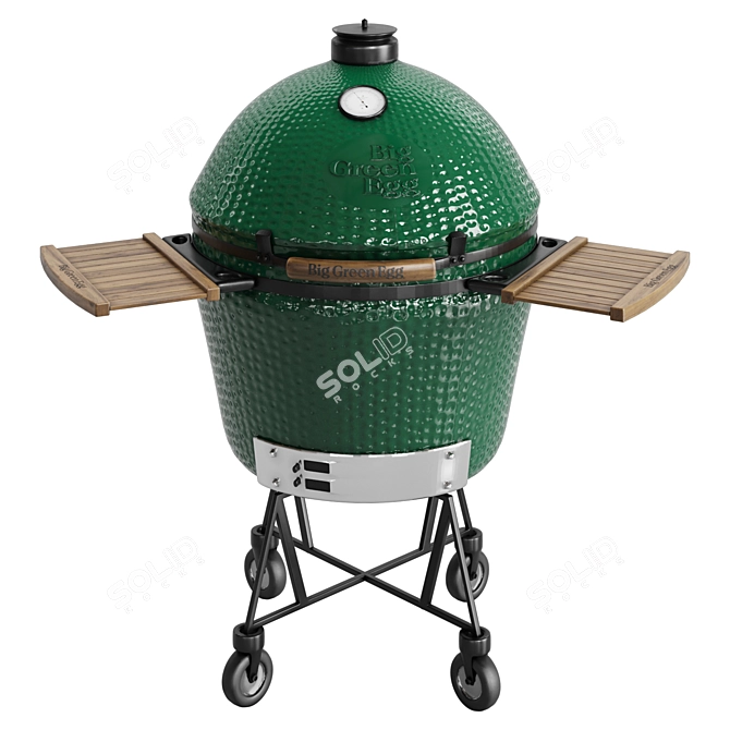 Versatile Big Green Egg Grills 3D model image 1