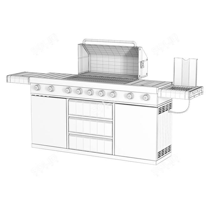  BBQ Grill 3D Models Collection 3D model image 5