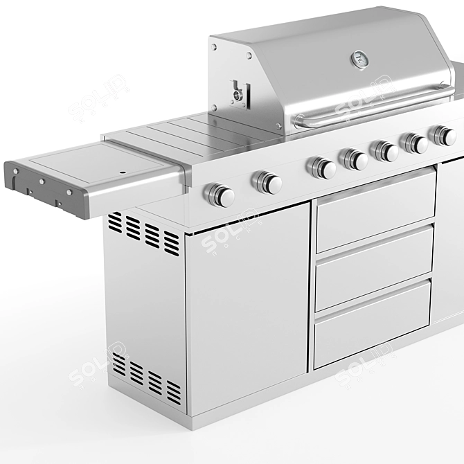  BBQ Grill 3D Models Collection 3D model image 9