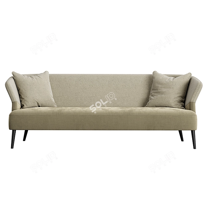 TurboSmooth Sofa 2000mm Konyshev 3D model image 4
