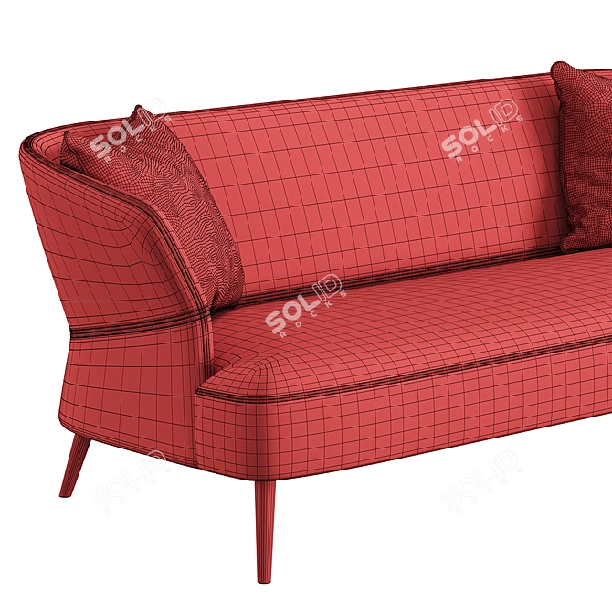 TurboSmooth Sofa 2000mm Konyshev 3D model image 7