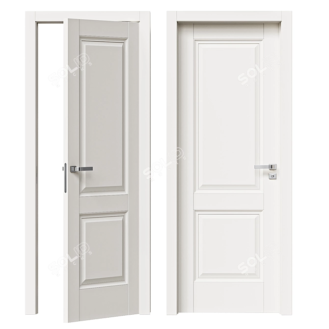 ProfilDoors Interroom Door U Series 3D model image 1