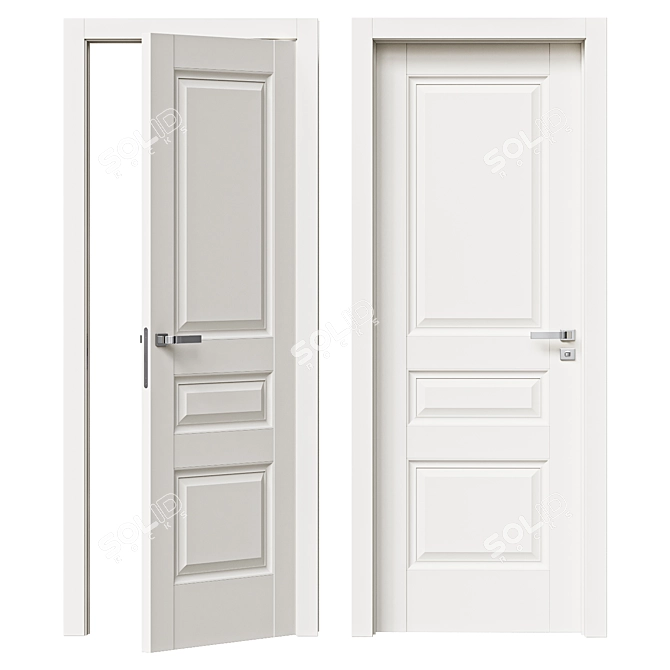 ProfilDoors Interior Door Series U 2.114U 3D model image 1