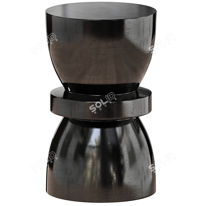 Modern Chic Binx Outdoor Stool 3D model image 2