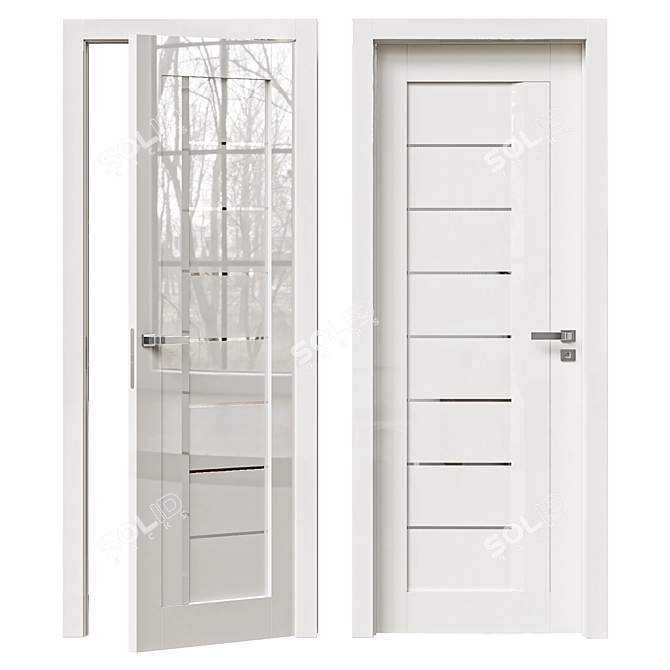 ProfilDoors 17L Interroom Door 3D model image 1