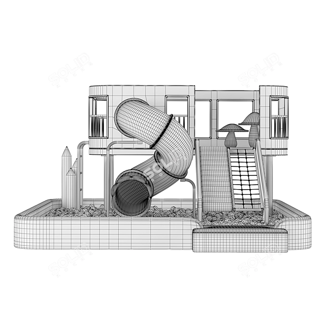 Modern Furniture and Toy Models 3D model image 3