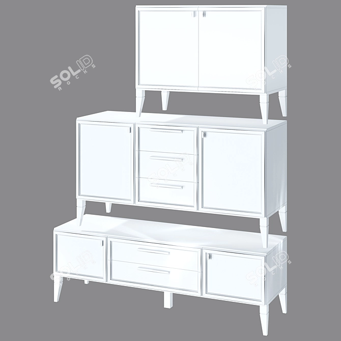 Charlie Nightstand Collection 3D model image 7