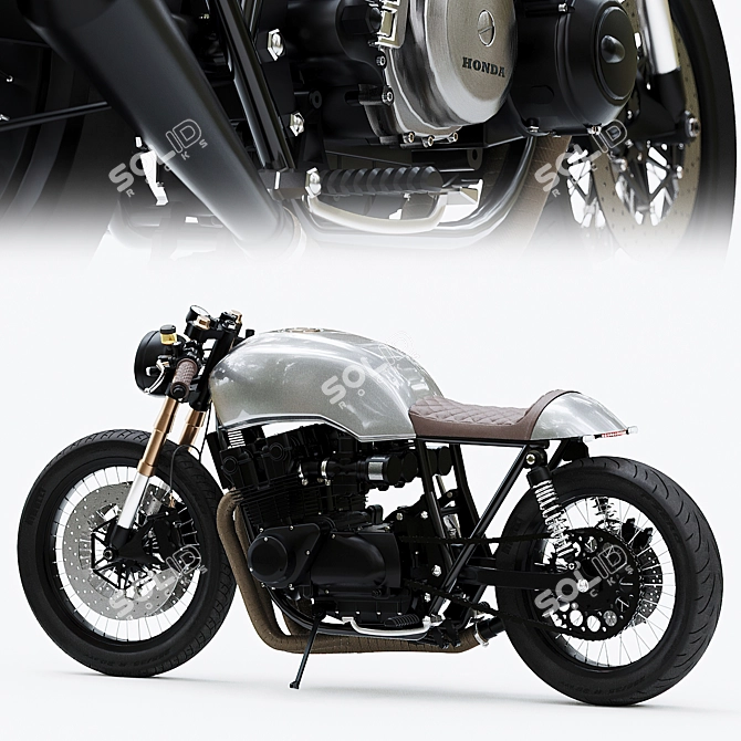 CB 750 Custom Model Kit 3D model image 2