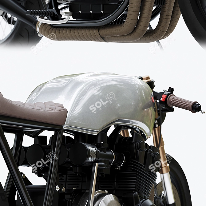 CB 750 Custom Model Kit 3D model image 3