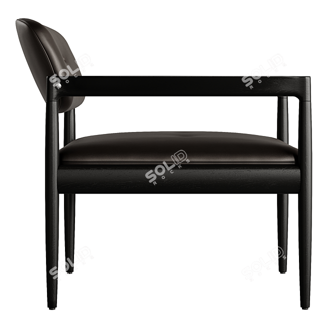 Elegant Minotti Yoko Armchair 3D model image 5