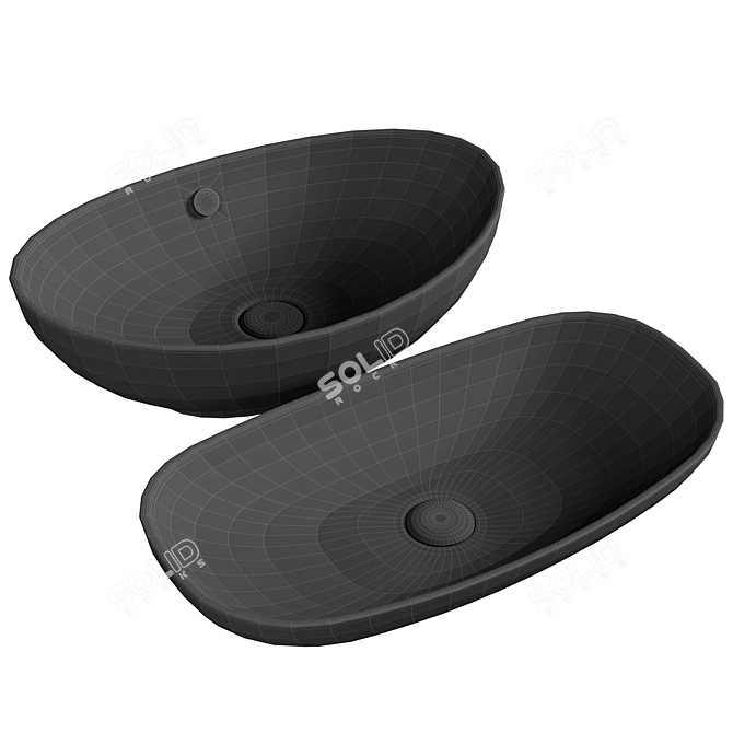 SantiLine 57 SL-1021 White Sink 3D model image 4