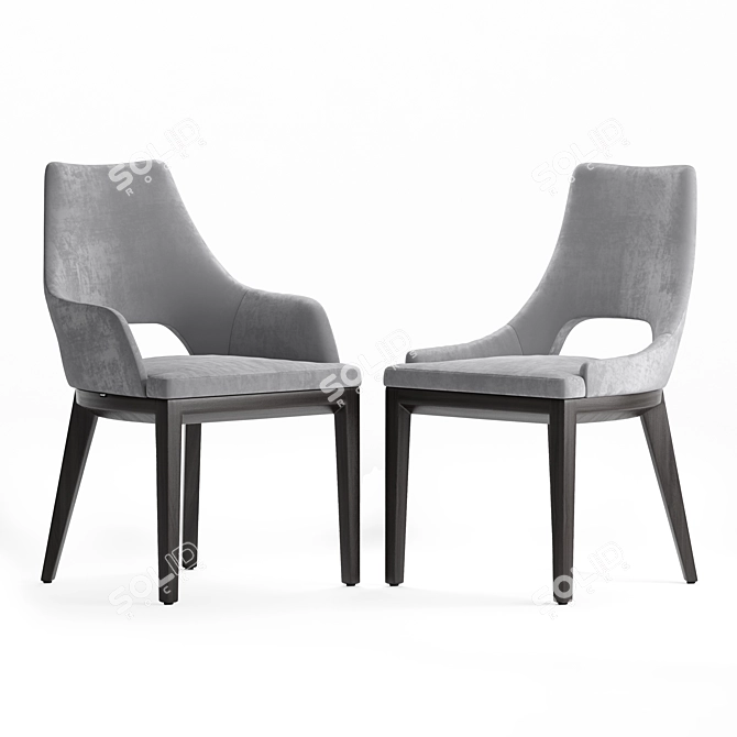 Luxury Giulio Marelli Grace Chair 3D model image 6