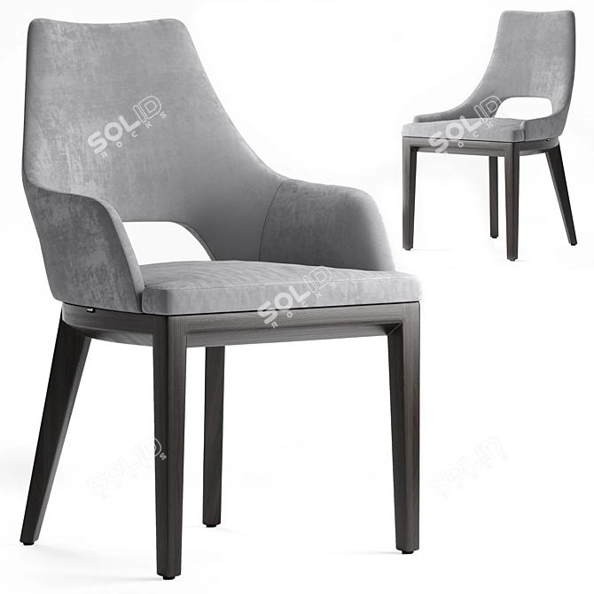 Luxury Giulio Marelli Grace Chair 3D model image 9
