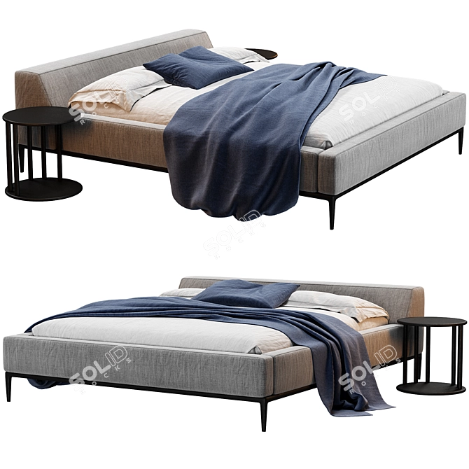 Time Trip Memories Bed Set 3D model image 2