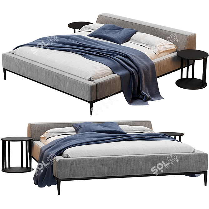 Time Trip Memories Bed Set 3D model image 3