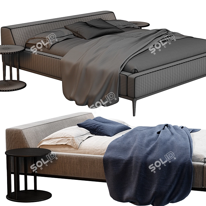 Time Trip Memories Bed Set 3D model image 4