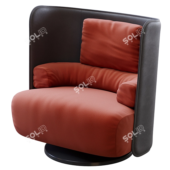 Modern Italian Zanotta Campiello Design 3D model image 6