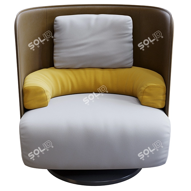 Modern Italian Zanotta Campiello Design 3D model image 7