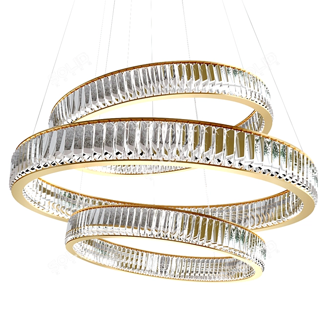 Eternal Elegance Ceiling Light Fixture 3D model image 1