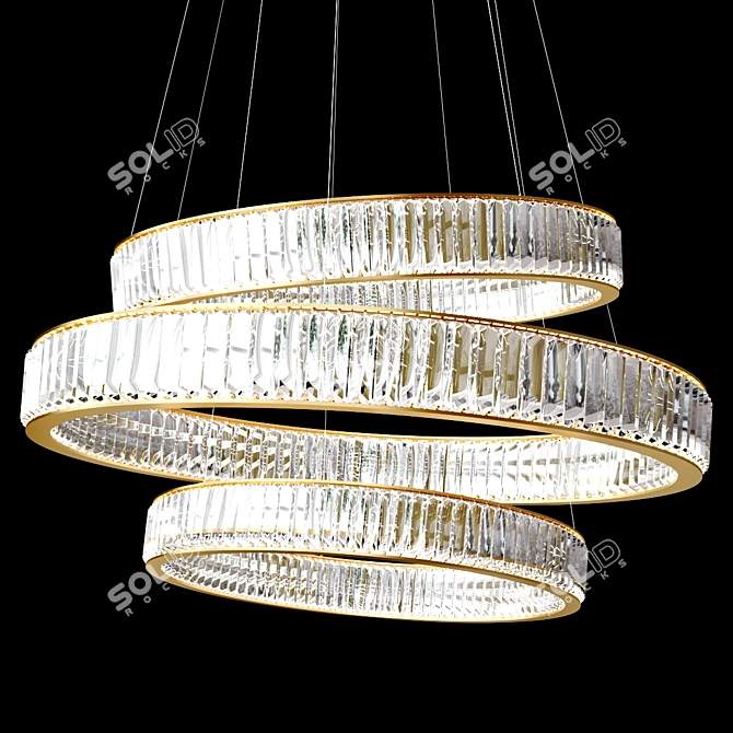 Eternal Elegance Ceiling Light Fixture 3D model image 3