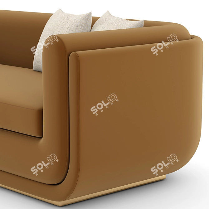 Modern RH Matteo Sofa 3D model image 4