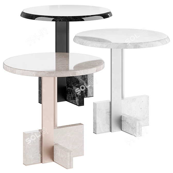 Bonaguro Design Joaquim Side Table 3D model image 1