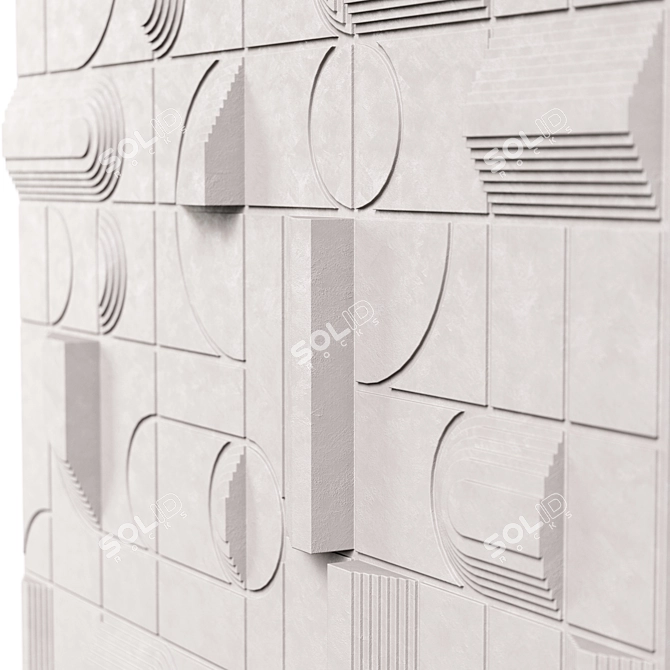 Elegant Wall Decor 3D Model 3D model image 5