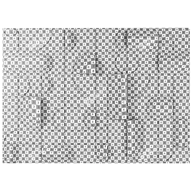 Elegant Wall Decor 3D Model 3D model image 6