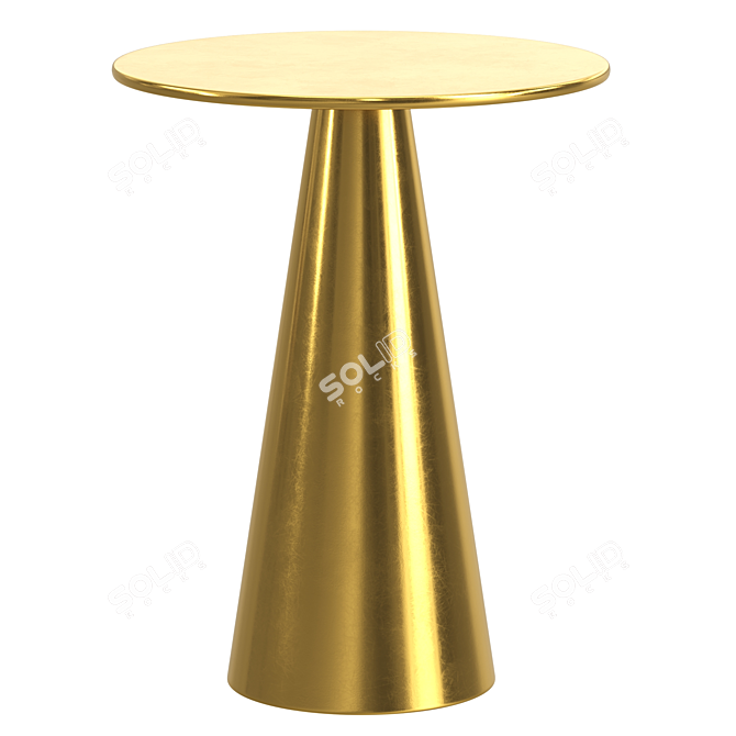 Compact Side Table Rhet 390mm 3D model image 1