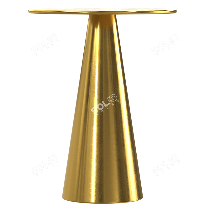 Compact Side Table Rhet 390mm 3D model image 2